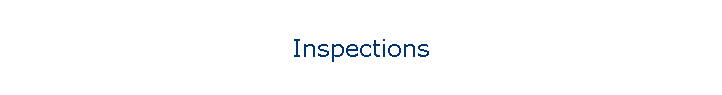 Inspections